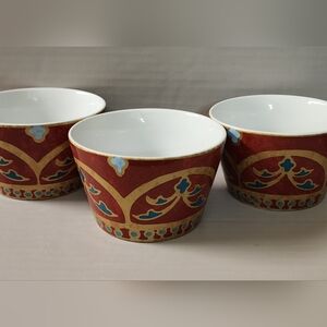 222 FIFTH Bowls Golden Palace x3